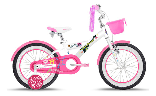 Bicicleta Build My Bike R16 Niña Freno Contrapedal Blanco Blanco