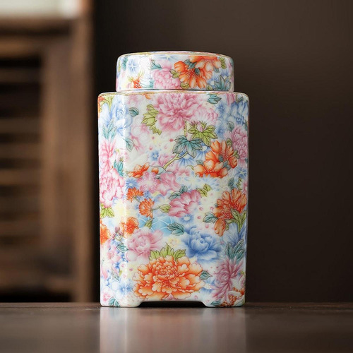 Recipiente De Recipiente De Té De Cerámica Con Estilo C