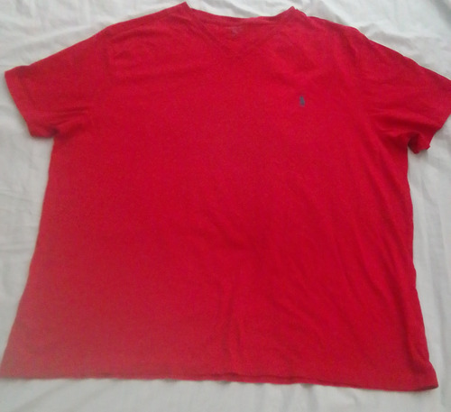 Remera Polo Ralph Lauren Cuello V Hombre Xxl Excelente 