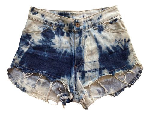 Short De Jean Tiro Alto Rígido Batik