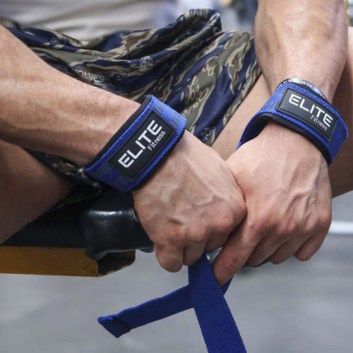 Straps Para Gimnasio, Correas Para Levantamiento De Pesas Color Azul