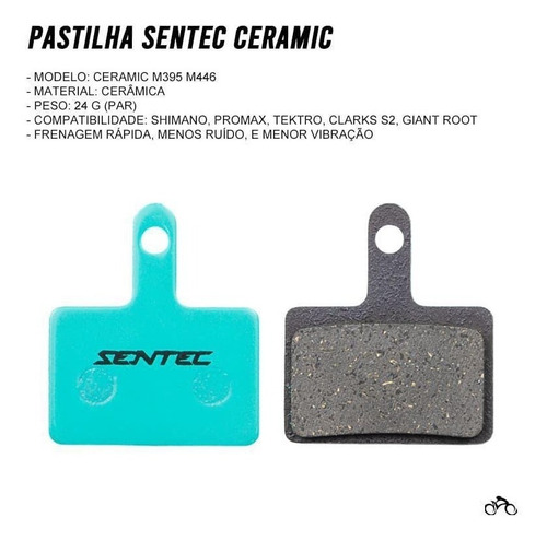 Pastilha De Freio  A Disco Ceramic Comp M395/m446