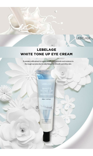 Crema Coreana / Contorno De Ojos / Aclarante Y Radiante 40ml