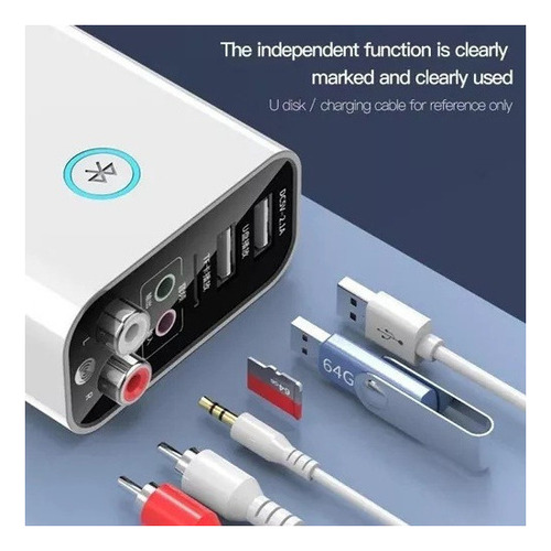 Transmisor Y Receptor Bluetooth Y Adaptador De Audio