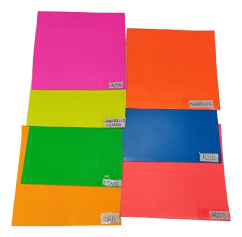 250 Cartulina Fluorescente