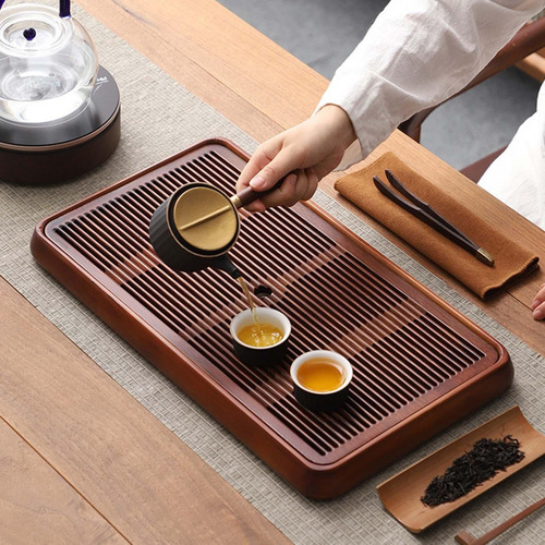 Bandeja De Té De Bambú, Bandeja De Té Chino Gongfu, S