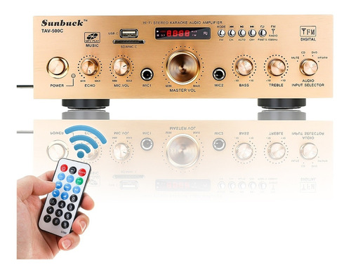 Amplificadores De Cine En Casa Audio Estéreo Bluetooth Mp3