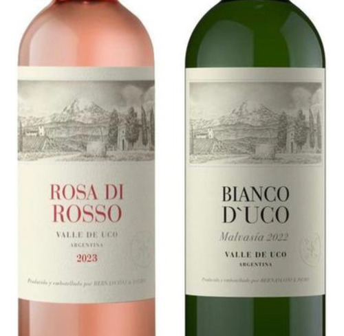 Pack X2 Bira D´ Uco Bianco Malvasia + Rosa Di Rosso - Vino 