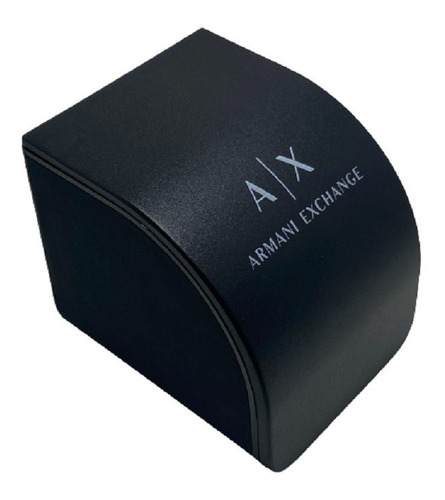 Correa de reloj original Armani Exchange Ax2155, color de bisel plateado, color de fondo plateado, azul marino