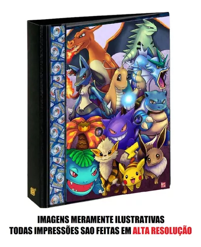 Álbum Pokémon Pasta tipo Fichário para Cards - Pássaros Lendários :  : Papelaria e Escritório