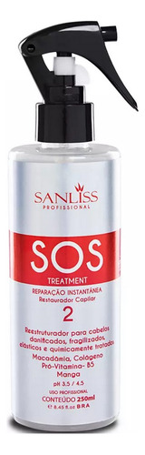 Sanliss Sos Treatment 2 Reparação Instantânea 250 Ml