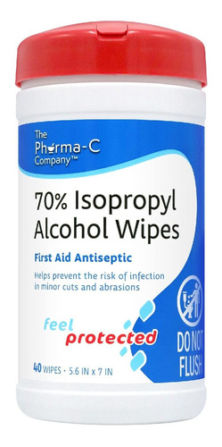 Pharma-c-wipes Toallitas De Alcohol Isopropílico Al 70% (1.