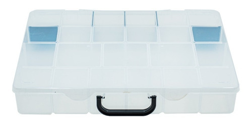 Imagen 2 de 5 de Organizador Gavetero Pvc Transparente Ideal Tornillos- Pesca