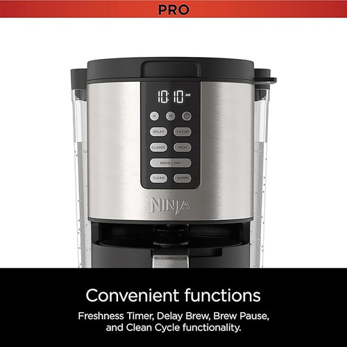 Cafetera Ninja Xl Programable De 14 Tazas Color Negro (Reacondicionado)