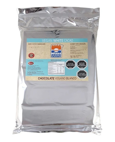 Barra Chocolate Blanco Vegano 1 Kg