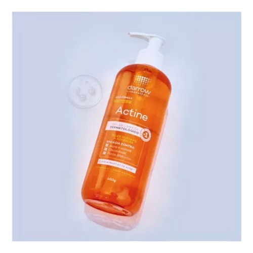 Gel De Limpeza Facial Darrow Com Vitamina C Actine 400g