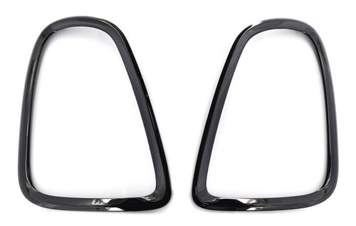 2x Negro Brillante Luz Trasera Cubierta Mini Cooper R56 R57