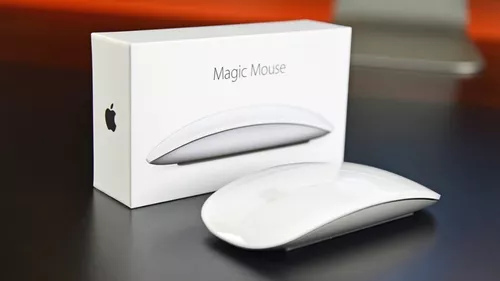 Apple Ratón Magic Mouse: recargable, con conexión Bluetooth y