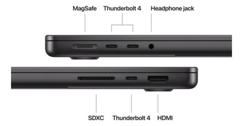 Apple 14 Macbook Pro M4 16gb Ram 512gb Ssd Space Black Space Black