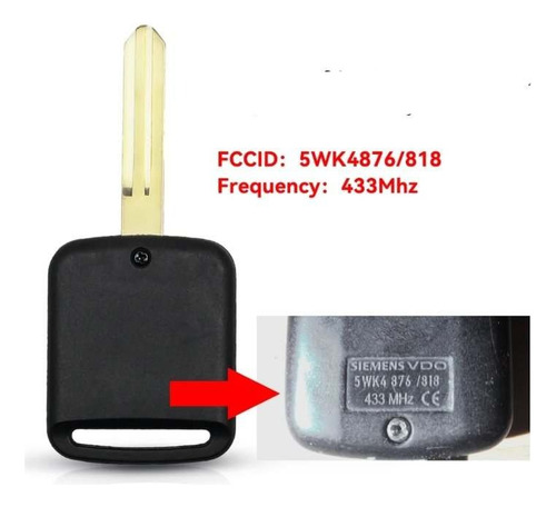 Llave Programable Nissan Qashqai Micra Nv Note Xtrail Nuevo.