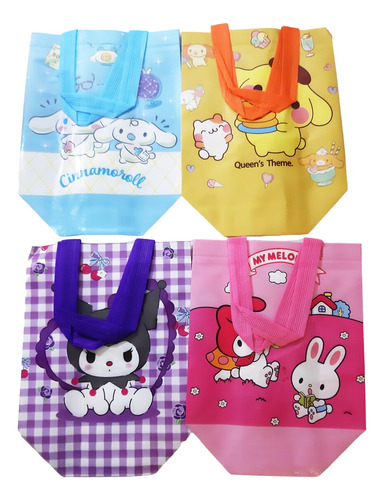 12 Bolsas Dulceros Sanrio Mymelody Cinna Pompompurin Kuromi