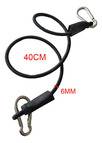 Cuerda Elástica Con Gancho De 6 Mm De Grosor, Correas De