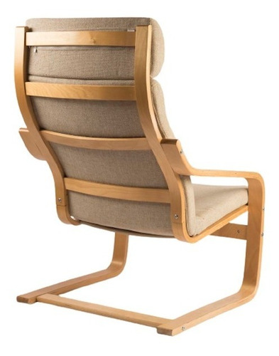 Imagen 3 de 9 de Sillon Volgar De Lino Nordico Importado Poltrona