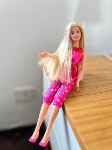 Muñeca Barbie Sit Ln Style Original (Usado)