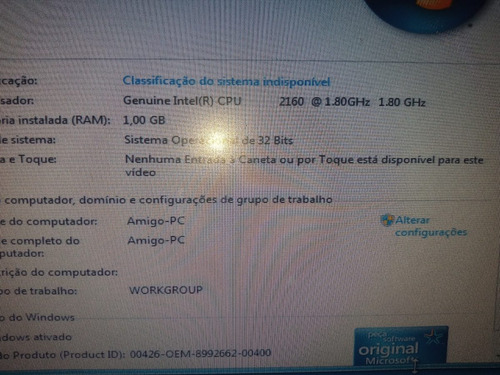 Computador Somente A Cpu (formatado Pronta Pra Usar.)