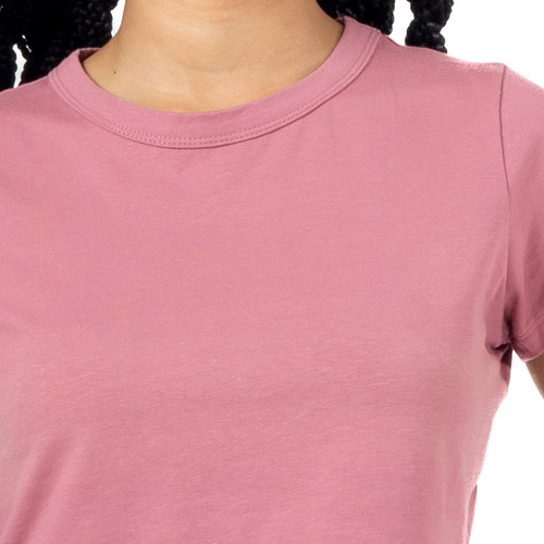 Crop Top Playera De Mujer Quarry Básica