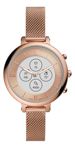 Fossil Monroe Hybrid Hr Smartwatch Para Mujer Con Pantalla .