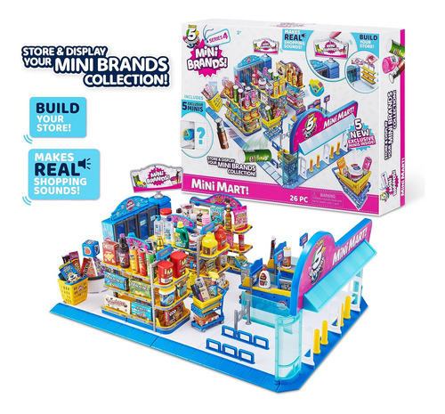 5 Marcas De Sorpresa - Mini Mart Playset De Zuru (serie 4) C