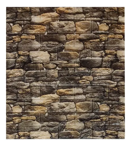 comprar Placa Pared Autoadhesiva Diseño Piedra Rustica Pack 10u 051e
