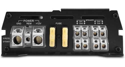 Imagen 2 de 3 de Amplificador 4 Canales Mini Rks-p800.4dm Digital Para Medios