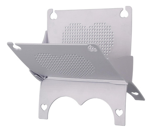 2 Escurreplatos Plegable Gris Y Rosa Con Colgador Para Baño