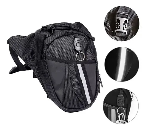 Fansport Bolso Pierna Moto, Bolso de Pierna Impermeable para