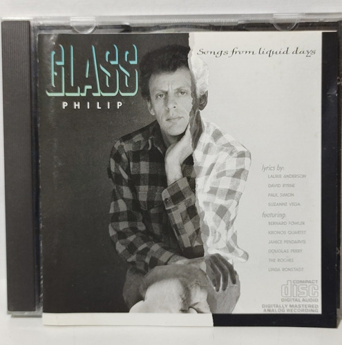 Philip Glass Songs From Liquid Daysi Cd Usa Exelente