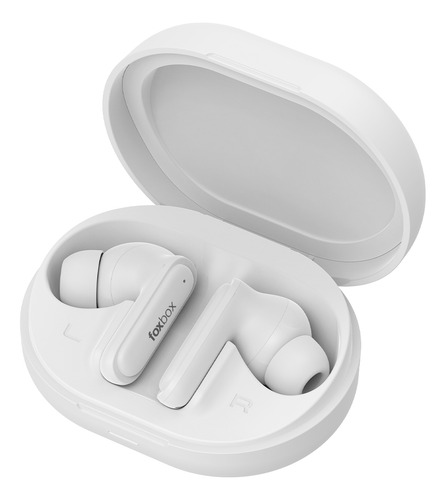 Auriculares Inalámbricos Foxbox Tws Aural Color Blanco