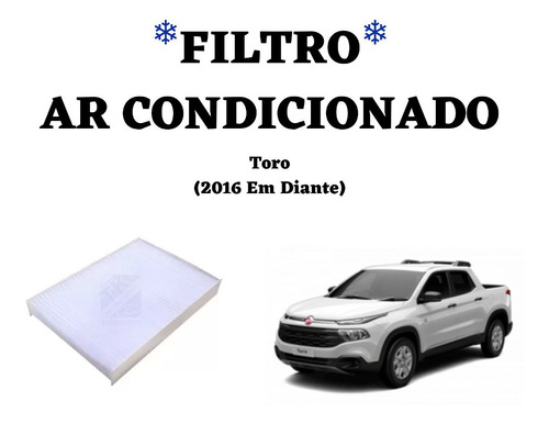 Filtro Ar Condicionado De Cabine Fiat Toro / Jeep Renegade