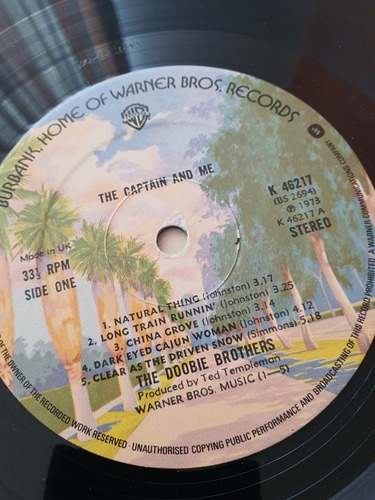 The Doobie Brothers 1973 Lp Disco Acetato Vinilos Lote 3 (Usado)