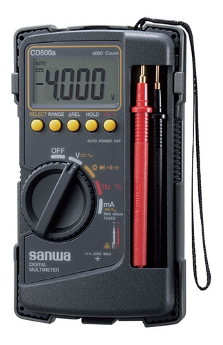 Multímetro Digital C/capacitancia Y Frecuencia Cd800a Sanwa