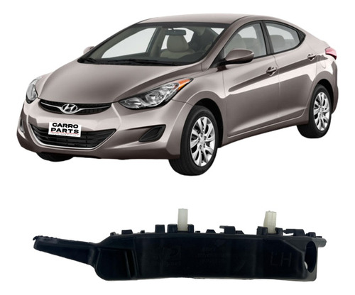 Guia Parachoque Dianteiro Esquerdo Hyundai Elantra 11 A 14