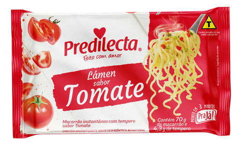 Macarrão Instantâneo Lámen Tomate 74g Predilecta