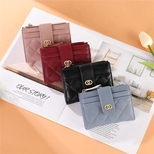 Monedero Pequeño Para Mujer,cartera Pequeña Con Cremallera