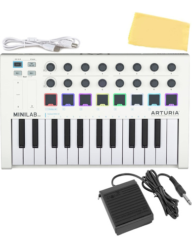 Arturia Minilab Mkii 25 Controlador Teclado Usb Note