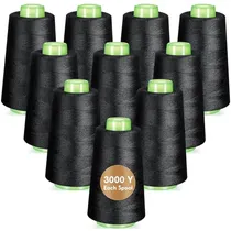 Comprar 12 Rollos Hilo Coser 3000 Yardas Cada Uno, Poliéster 4...