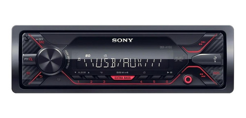 Imagen 1 de 3 de Radio para auto Sony DSX A110U con USB