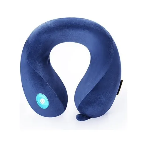 Almohada Viaje Inteligente Cuello Memory Foam Con Masajeador