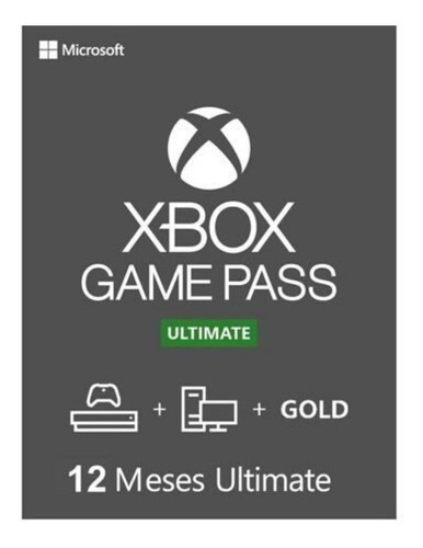 Xbox Game Pass Ultimate 12 Meses 25-digitos Br