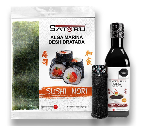 Imagen 1 de 5 de Paquete Baos Alejo Soya + Nori + Ajonjolí + Sake Hide